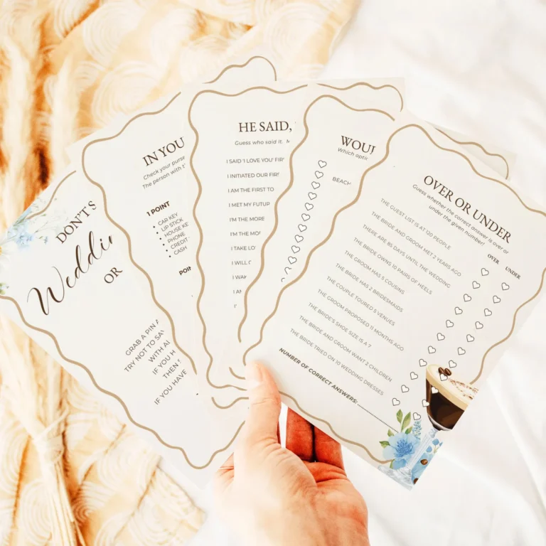 Free Love Is Brewing Bridal Shower Games