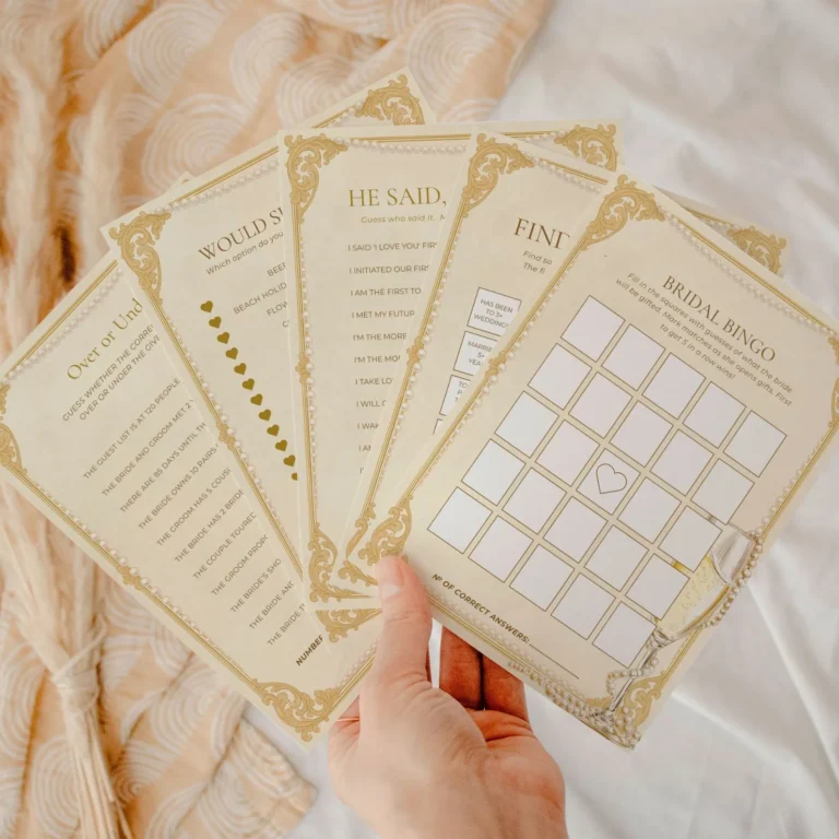 Pearls and Prosecco Free Brial Shower Games