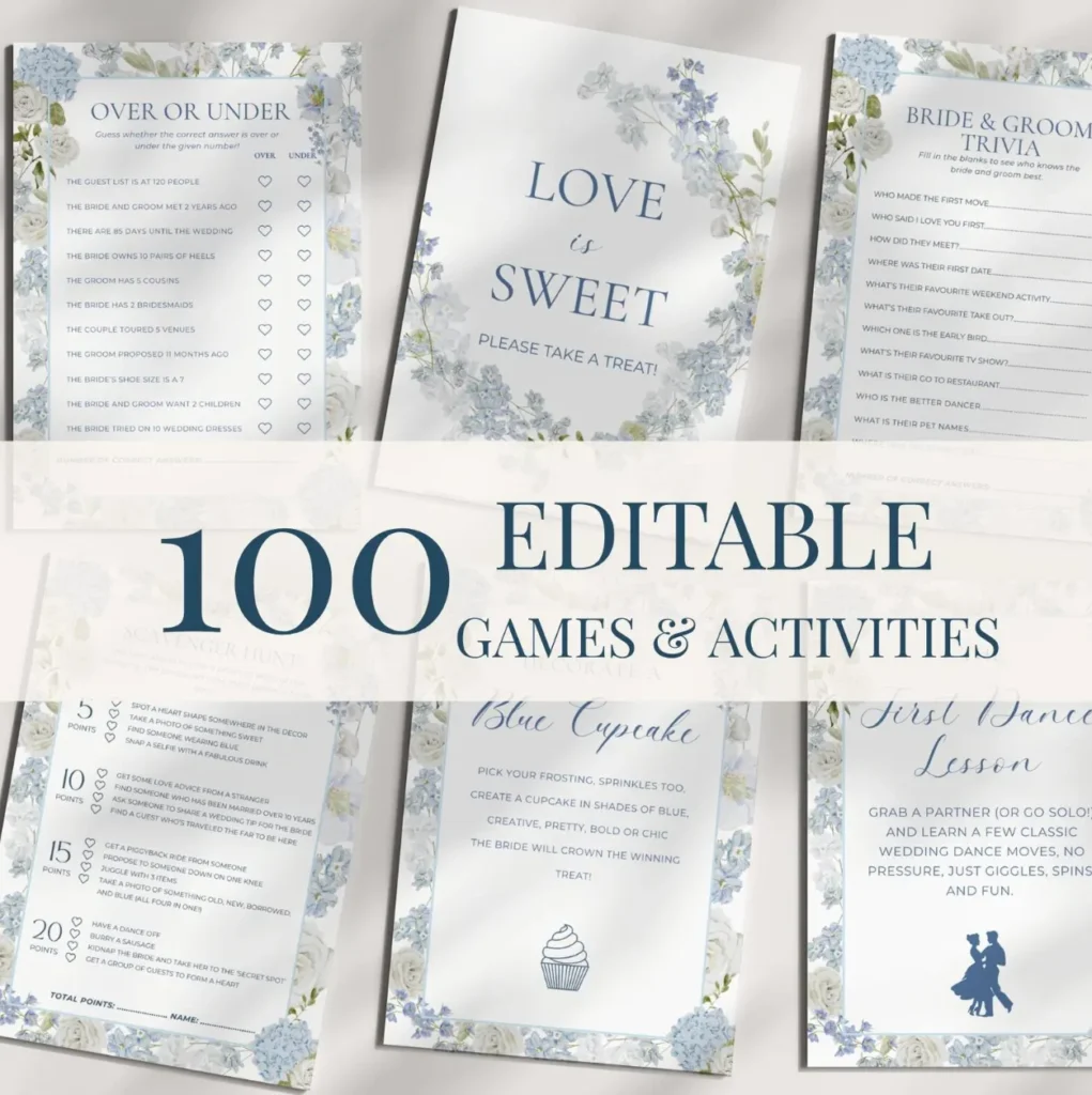 Floral Bridal Shower Games