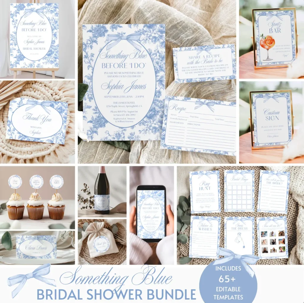 Chinoiserie Bridal Shower Party Bundle