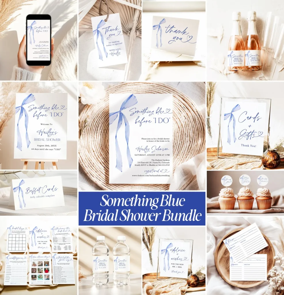 Tying the knot bridal shower bundle